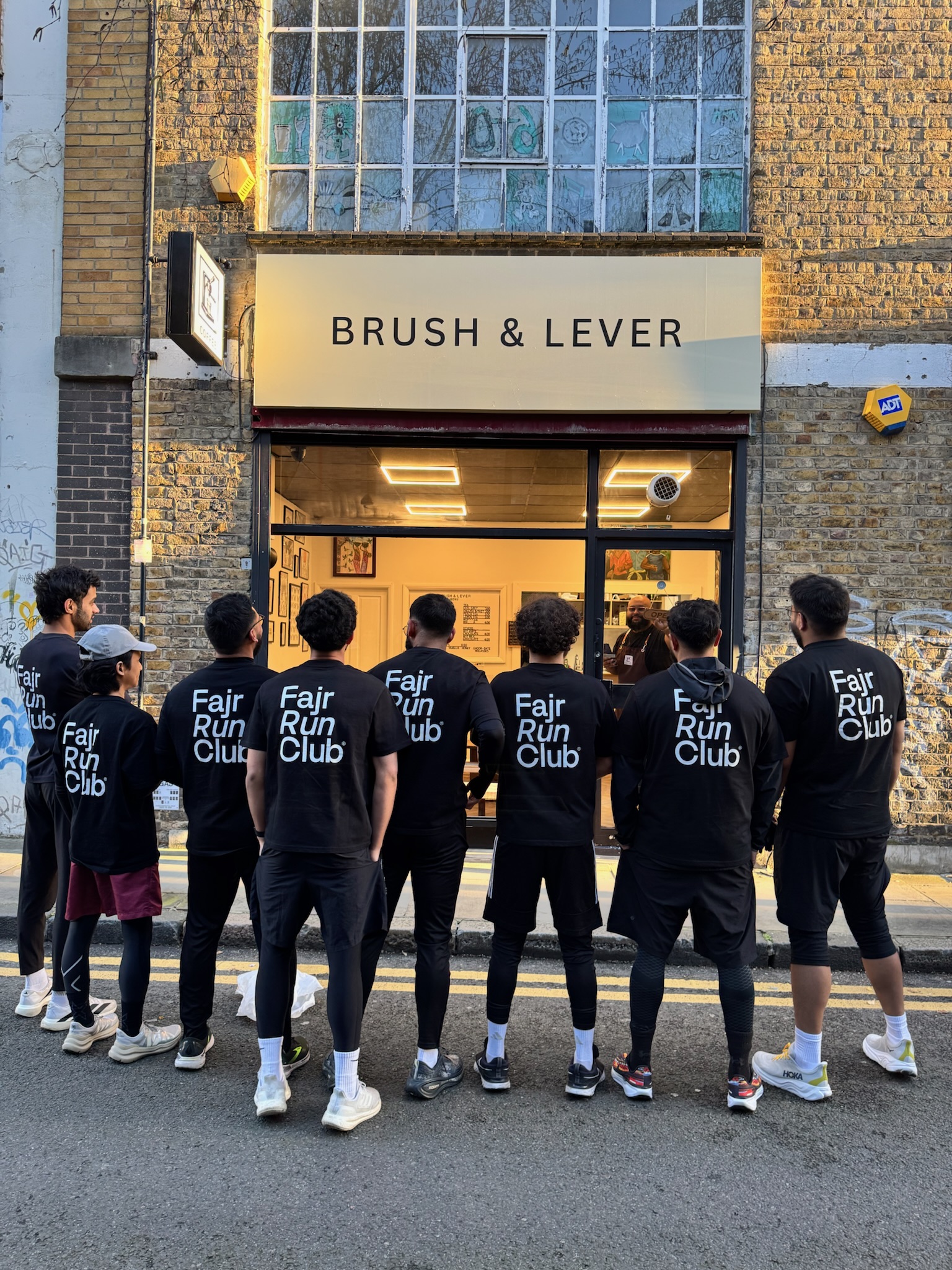 Fajr Run Club at Brush & Lever