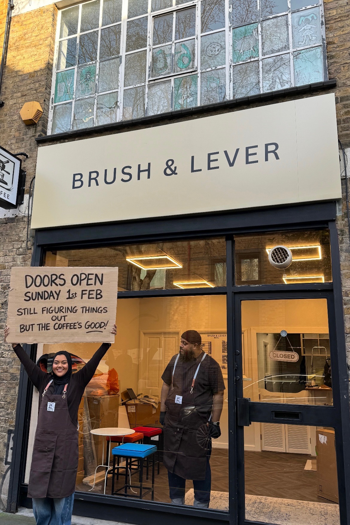 Brush & Lever opening day