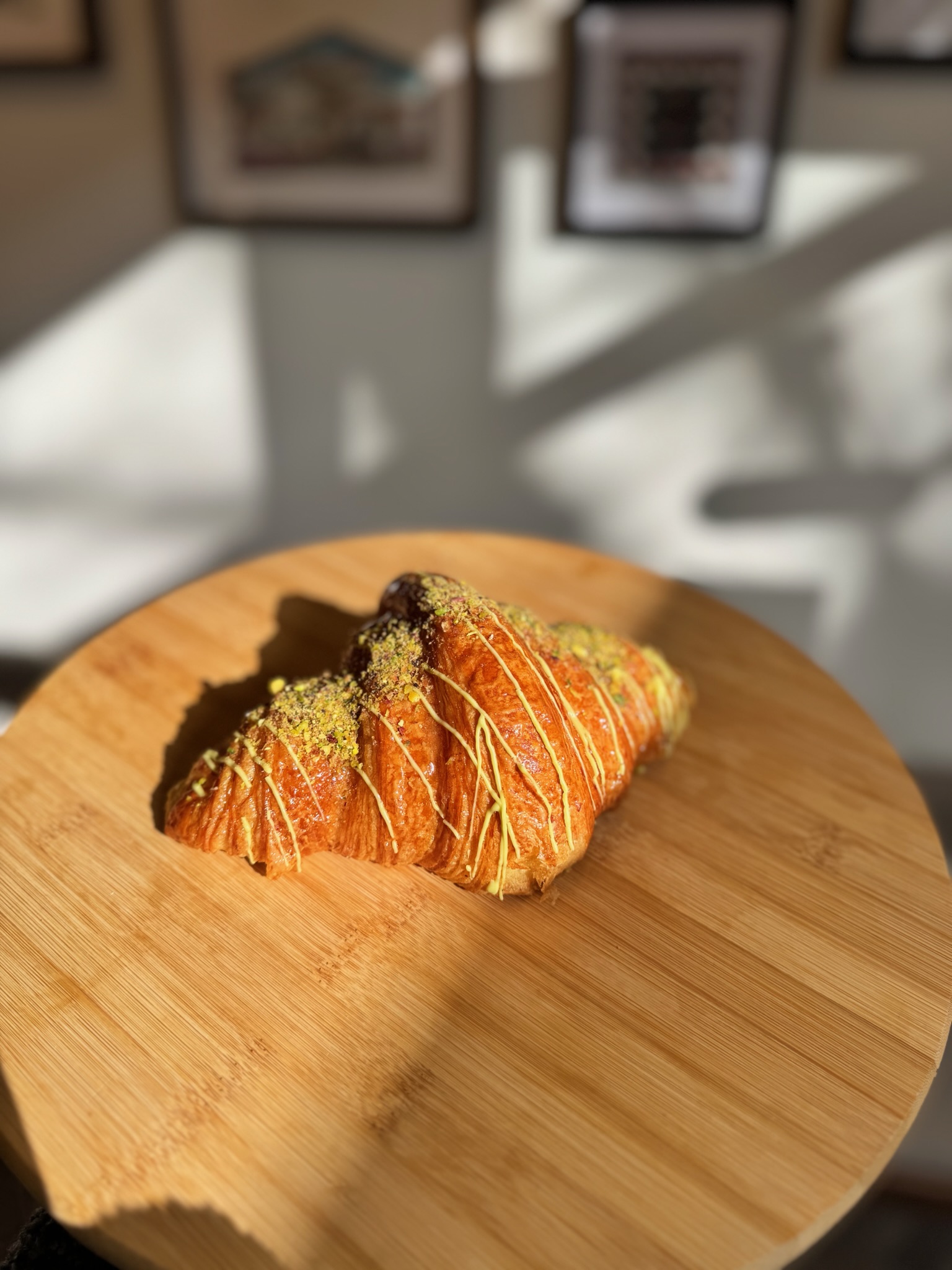 Pistachio croissant